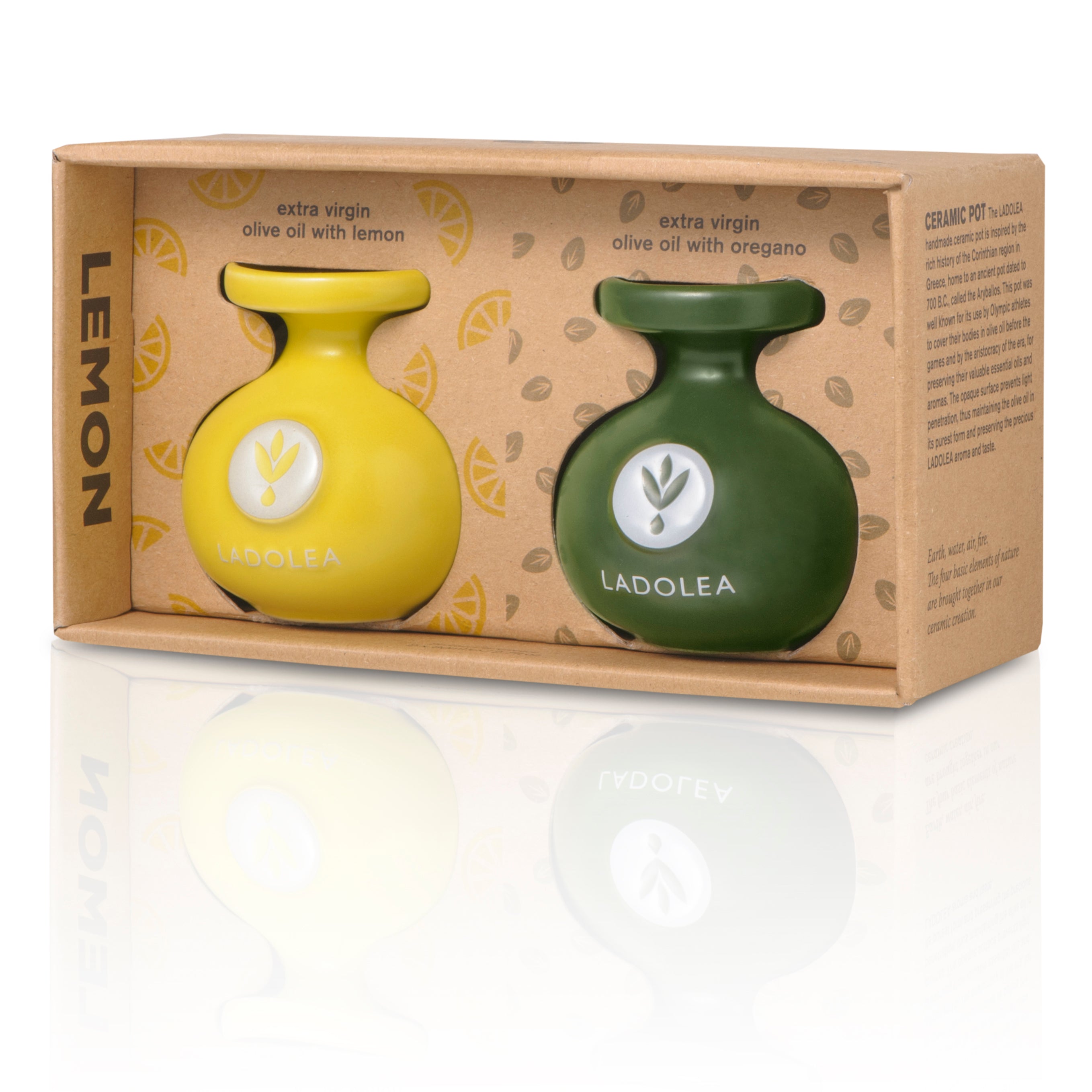 Giftset - Extra vierge olijfolie met citroen & oregano