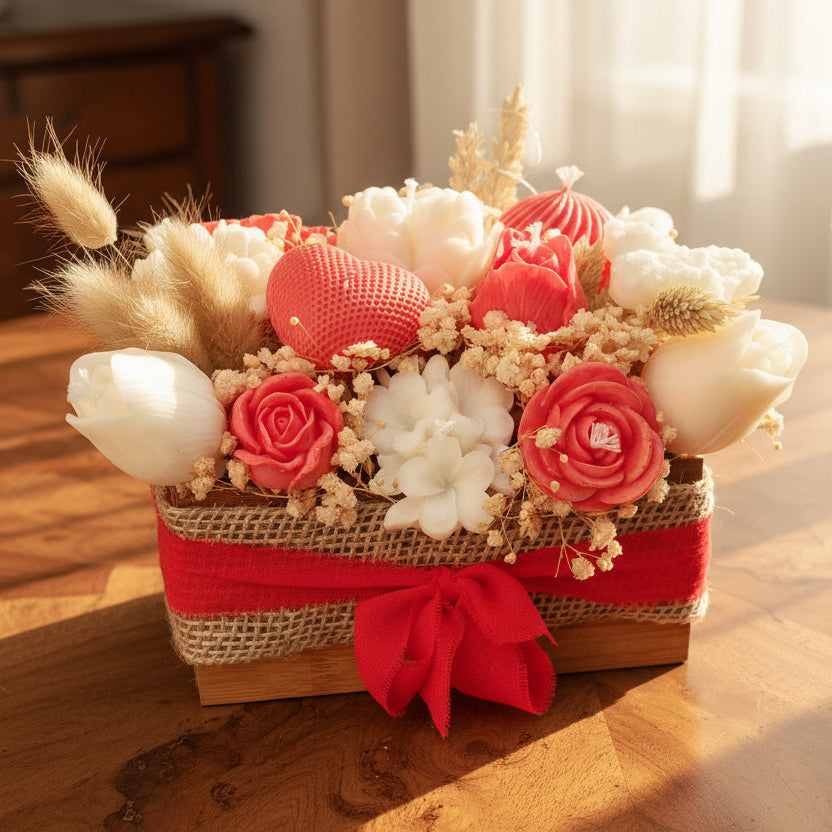 Sierkaarsen - Bloemstuk