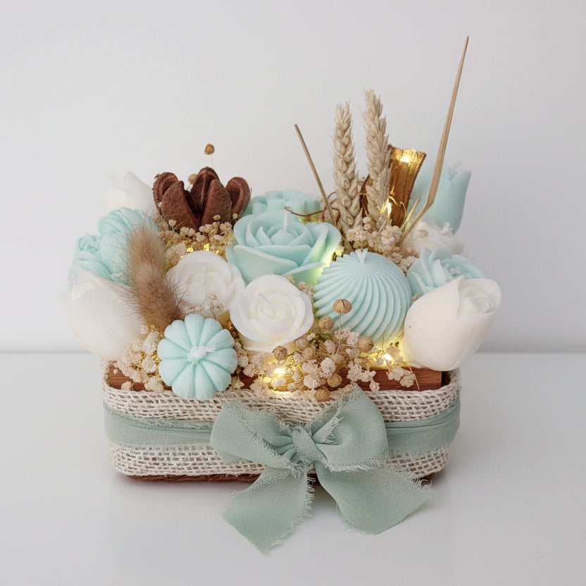 Sierkaarsen - Bloemstuk