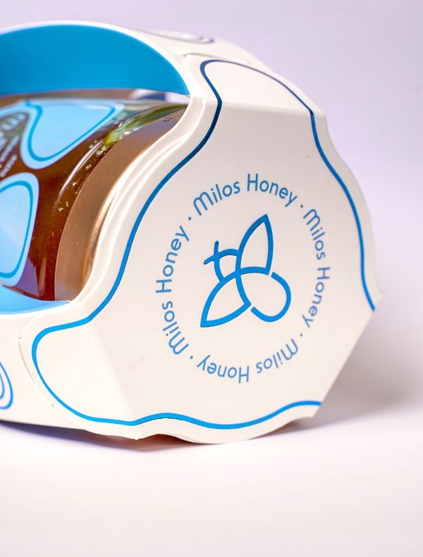 Premium tijm & lavendel honing uit Milos - 100% natuurlijke Griekse honing - 450 g (cadeauverpakking)