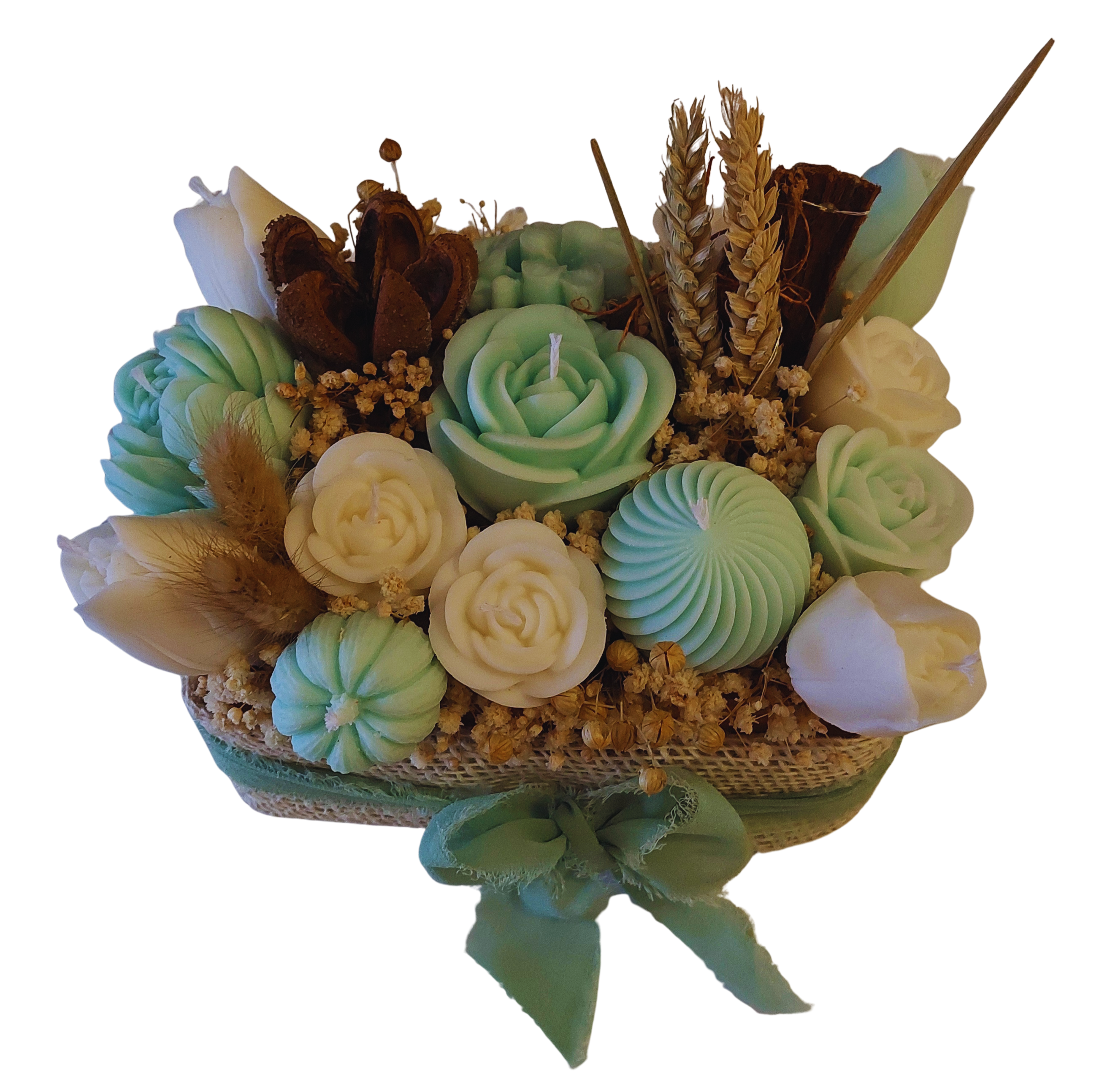 Sierkaars - bloemstuk