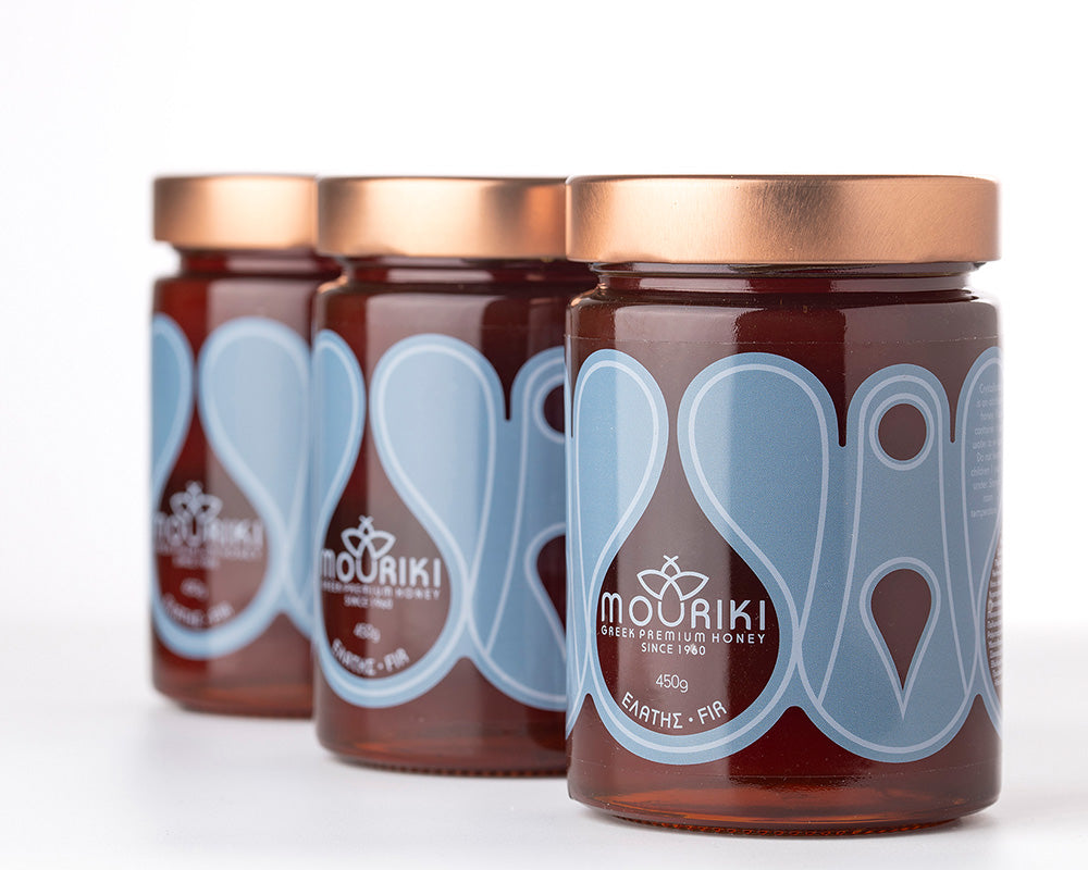 Premium sparhoning - 100% natuurlijke Griekse honing - 450 g