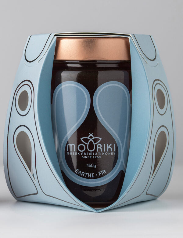 Premium sparhoning - 100% natuurlijke Griekse honing - 450 g (cadeauverpakking)