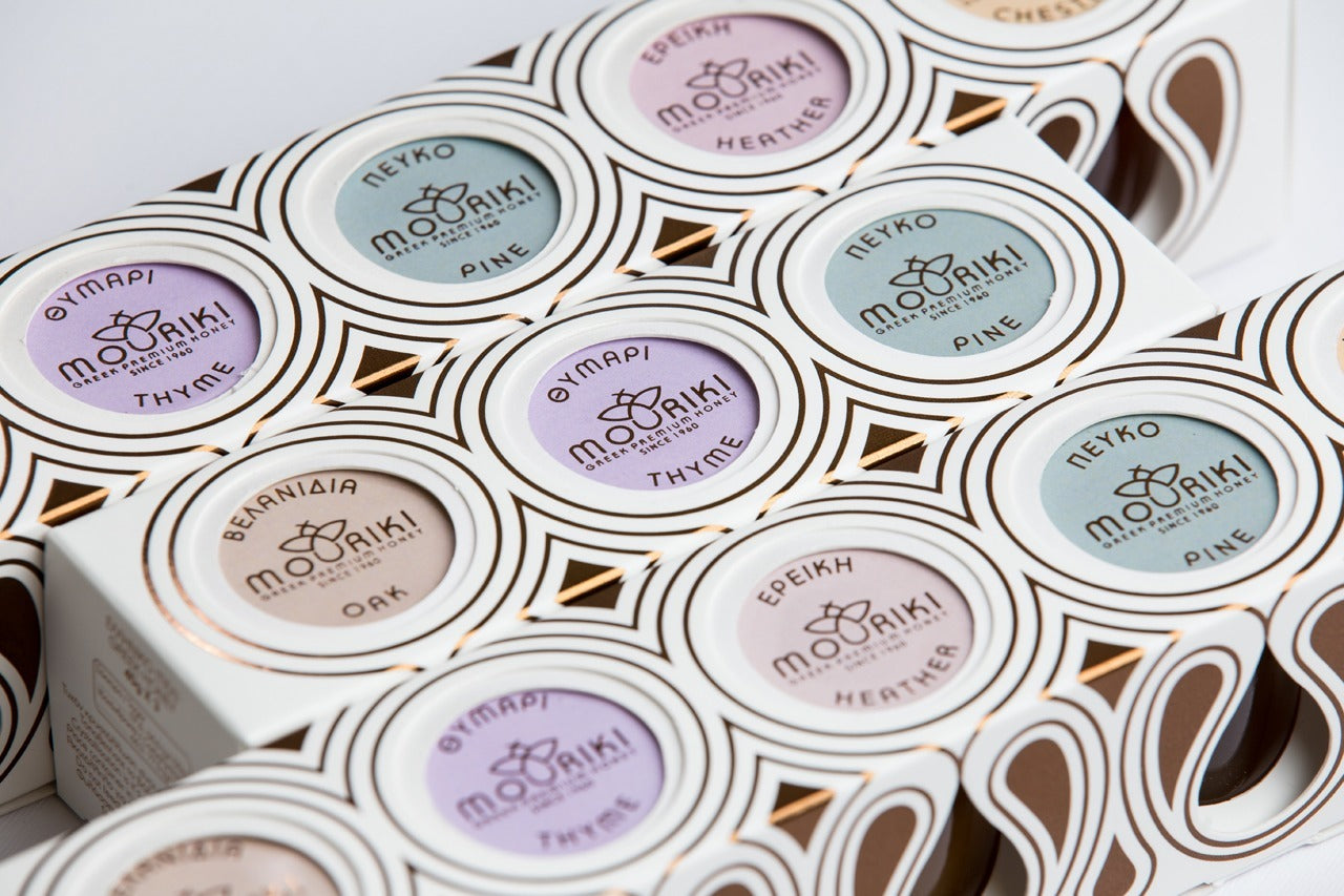 Luxe honing giftset met 3 soorten premium honing