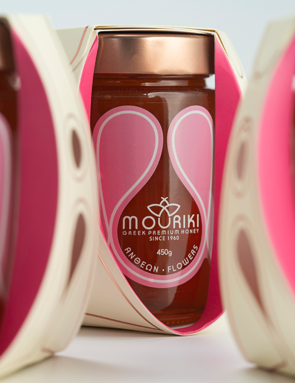 Premium bloemenhoning - 100% natuurlijke Griekse honing - 450 g (cadeauverpakking)