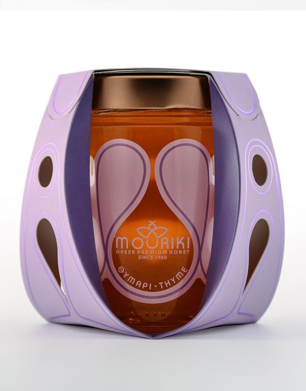 Premium tijmhoning - 100% natuurlijke Griekse honing - 450 g (cadeauverpakking)