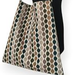 Schoudertas met geometrisch patroon