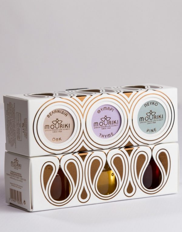 Luxe honing giftset met 3 soorten premium honing