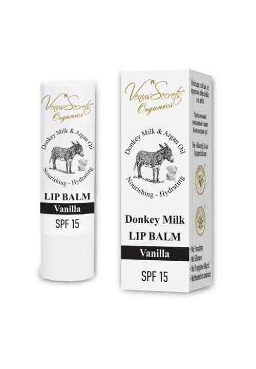 Donkey Milk Lip Balm – Aloë Vera & Vanilla