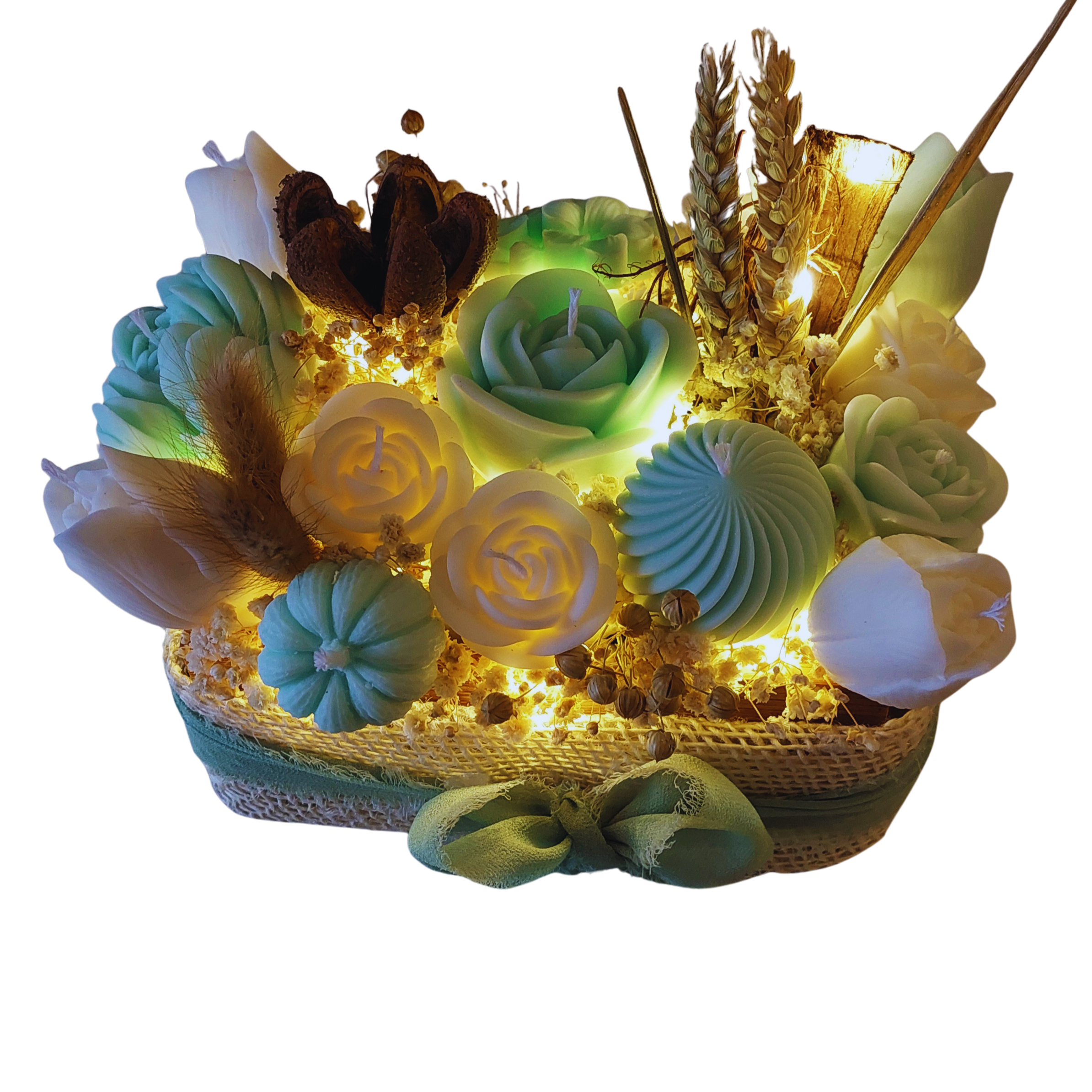 Sierkaars - bloemstuk