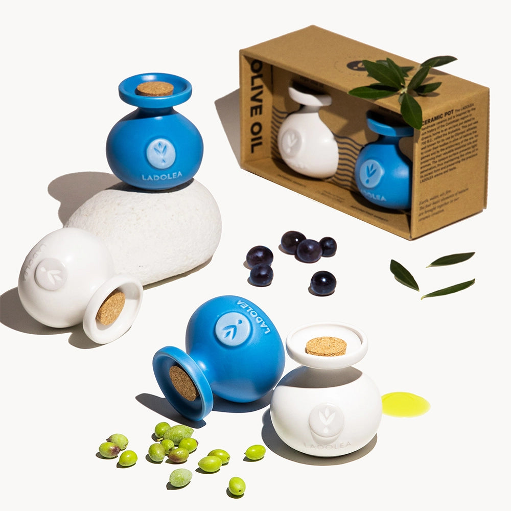 Giftset - Biologische extra vierge olijfolie en Balsamico azijn